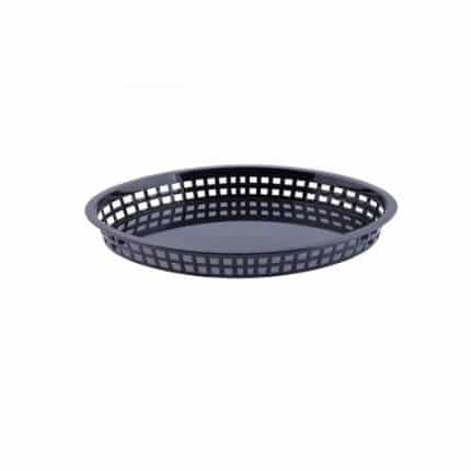 BY ORDER SERVIRE BASKET TEXAS OVAL PP 32.5X24X4CM BLACK TABLECRAFT