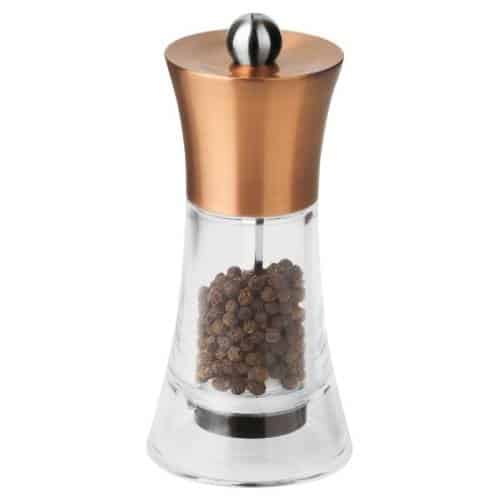 TAB-ART-69005P13.jpg PEPPER MILL COPPER CLEAR ACRYLIC 13CM ARTHUR KRUPP - BY ORDER - Image 1