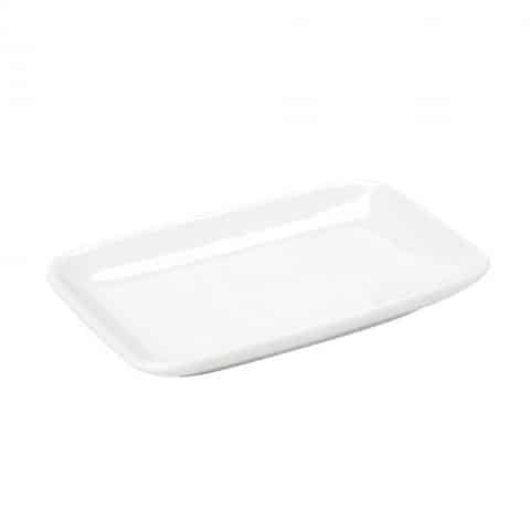 TAB-ESP-BEH113.jpg MINI PLATE RECTANGULAR WHITE 15X9X1.8CM ESPIEL - Image 1
