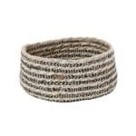 BREAD BASKET WOVEN BEIGE-BLUE 19X8CM ESPIEL