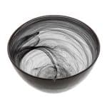 ATLAS GLASS BOWL BLACK 29CM ESPIEL