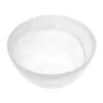 ATLAS GLASS BOWL WHITE 29CM ESPIEL