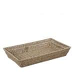 RATTAN BASKET BEIGE GASTRONOM 1/1-9 53X32.5X9CM ESPIEL