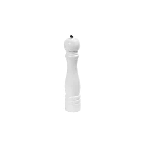 TAB-ESP-MYL401.jpg BY ORDER WOOD WHITE PEPPER OR SALT MILL CERAMIC H13CM 1PC ESPIEL - Image 1