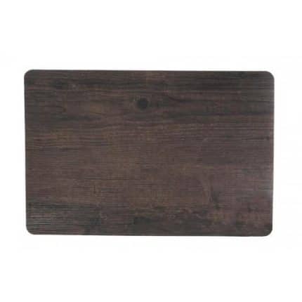 BY ORDER - PLACEMAT PVC  45X30CM BROWN WOOD EFFECT ESPIEL