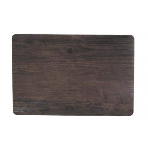 TAB-ESP-PUL102.jpg BY ORDER - PLACEMAT PVC  45X30CM BROWN WOOD EFFECT ESPIEL - Image 1
