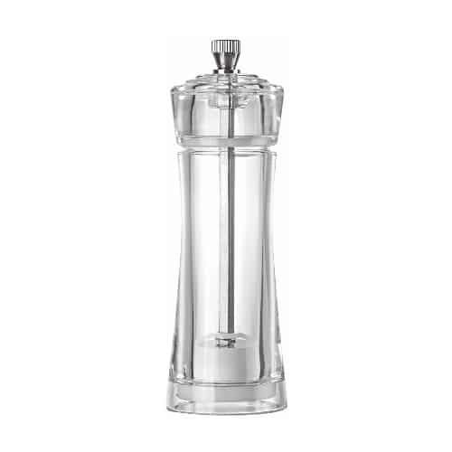 TAB-GTS-71-8252.jpg MILL ACRYLIC PLASTIC CLEAR SALT/PEPPER 15CM GTSA - Image 1