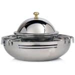 TABLE UTENSILS CAVIAR COOLER BOWL INOX 18X5 CM PADERNO ITALY - Image 2