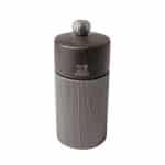 PEUGEOT DARK LINE SALT MILL 12CM BEECH WOOD AND ALUMINIUM