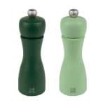 BY ORDER PEPPER AND SALT MILLS TAHITI DUO WATER GREEN SET 2PCS 15CM PEUGEOT FRANCE