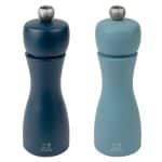 PEPPER AND SALT MILLS TAHITI DUO AIR BLUE SET 2PCS 15CM PEUGEOT FRANCE