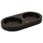 BY ORDER LINEA BAMBOO MATTE BLACK TRAY TWO MILLS 17CM MAX 6.5CM PEUGEOT