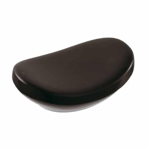 TAB-PAD-49655-27.jpg BY ORDER CHOPSTICK REST PORCELAIN BLACK 4.5X3CM ETHNIC PADERNO - Image 1
