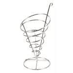 BASKET CHIPS CONIC S/S 11X23CM SUPREMINOX