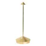 BY ORDER TABLE LAMP PINA TABLE GOLD COLOR LEAF LED DIMMER RECHARGEABLE ZAFFERANO ITALY