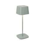 BY ORDER TABLE LAMP OFELIA PRO SQUARE SAGE GREEN LED DIMMER RECHARGEABLE ZAFFERANO ITALY