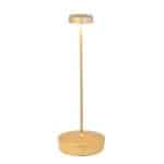 BY ORDER TABLE LAMP SWAP 10X29CM GOLD MATT LED DIMMER RECHARGEABLE ZAFFERANO ITALY