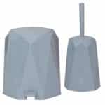 DOMESTIC PLASTIC POLYGON PEDAL BIN 5L SET TOILET BRUSH NO478 5206753030966 VIOSRAP