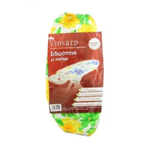 APA-VIO-VC098.jpg DOMESTIC IRONING BOARD LARGE CLOTH WITH RUBBER BANDS 140X50CM VIOSARP - Image 1