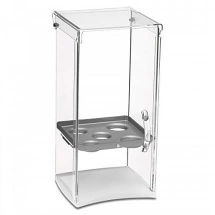 ACRYLIC CONE CABINET 5ROW FROSTED GARIBALDI