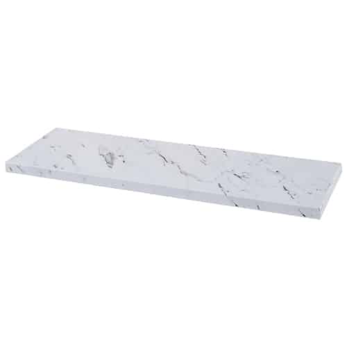 BUF-GTS-28-1422.jpg BY ORDER - BUFFET MELAMINE MARBLE PLATTER WHITE GN 2/4 53X16.2X1.7CM GTSA - Image 1