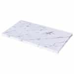 BY ORDER - BUFFET MELAMINE MARBLE PLATTER WHITE GN 1/1 53X32.5X1.7CM GTSA