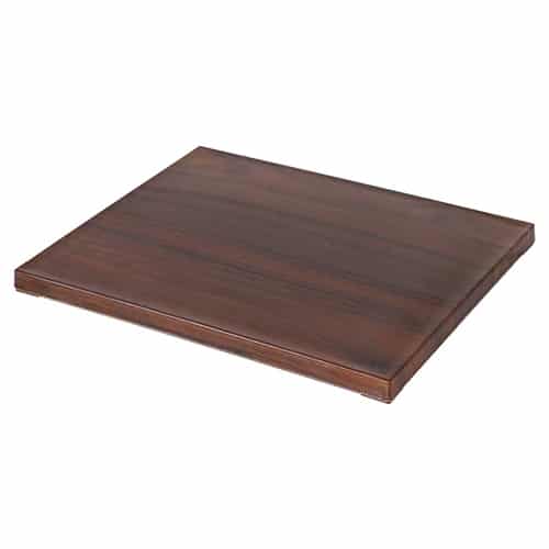 BUF-GTS-28-1476.jpg BY ORDER - BUFFET MELAMINE GROVE PLATTER WOOD BROWN GN 1/2 32.5X26.5X1.7CM GTSA - Image 1
