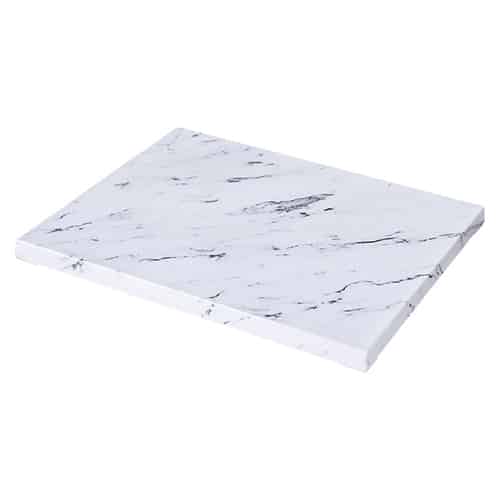 BUF-GTS-28-1477.jpg BY ORDER - BUFFET MELAMINE MARBLE PLATTER WHITE GN 1/2 32.5X26.5X1.7CM GTSA - Image 1