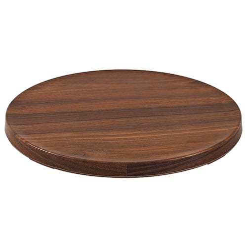 BUF-GTS-28-1478.jpg BY ORDER - BUFFET MELAMINE GROVE PLATTER ROUND WOOD BROWN 32X1.7CM GTSA - Image 1