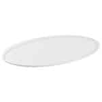 BUFFET MELAMINE OVAL PLATTER WHITE 60X30X1.65CM GTSA