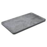 BY ORDER - BUFFET MELAMINE CONCRETE PLATTER TRAY GREY 35X20X2CM GTSA