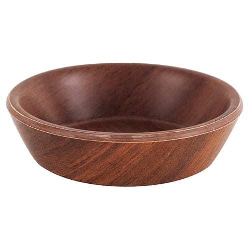 BUF-GTS-28-2565.jpg BY ORDER - BUFFET MELAMINE GROVE BOWL WOOD BROWN 7.5X2CM 4CL GTSA - Image 1