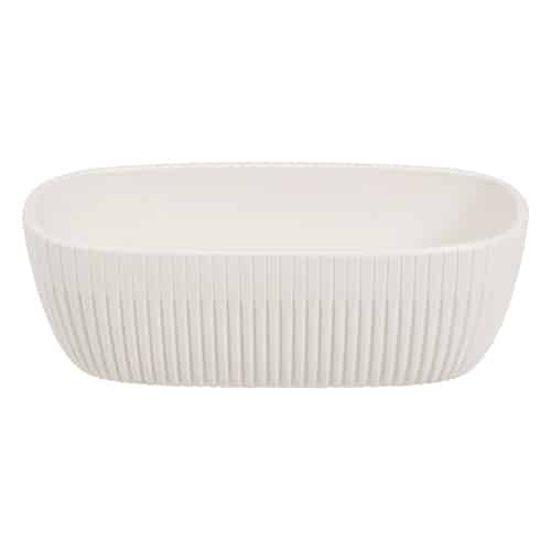 BUF-GTS-28-2947.jpg BY ORDER - BUFFET MELAMINE TRACE BOWL RECTANGULAR WHITE 1/9 17.6X10.8X5.5CM 50CL GTSA - Image 1