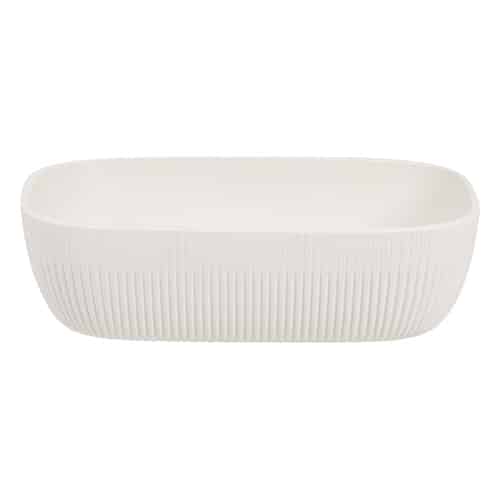 BUF-GTS-28-2948.jpg BY ORDER - BUFFET MELAMINE TRACE BOWL RECTANGULAR WHITE 1/4 26.5X16.2X7.5CM 2L GTSA - Image 1