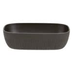 BY ORDER - BUFFET MELAMINE TRACE BOWL RECTANGULAR BLACK 1/4 26.5X16.2X7.5CM 2L GTSA