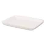 BY ORDER - BUFFET MELAMINE TRACE TRAY RECTANGULAR WHITE 1/2 32.5X26.5X3CM GTSA