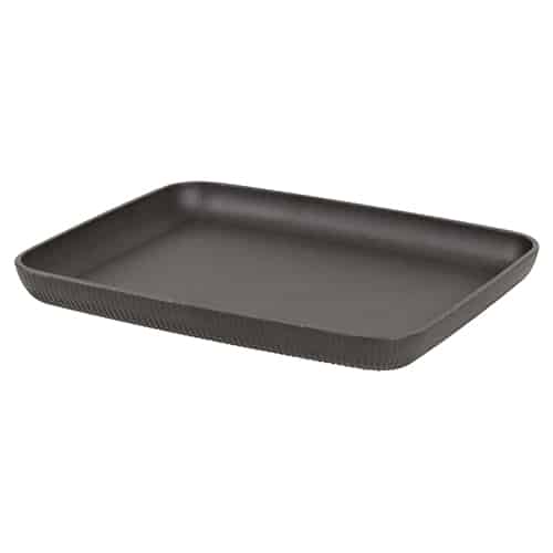 BUF-GTS-28-5162.jpg BY ORDER - BUFFET MELAMINE TRACE TRAY RECTANGULAR BLACK 1/2 32.5X26.5X3CM GTSA - Image 1