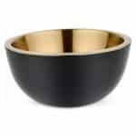 BY ORDER - BUFFET BOWL DOUBLE WALL BLACK GOLD 20X9.5CM 18-10 INOX GTSA