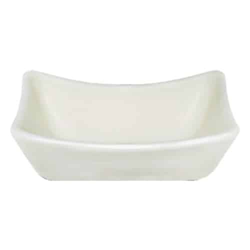 BUF-MAK-756.jpg MELAMINE RAMEKIN RECTANGULAR DIP 9X6CM  5CL WHITE MAK BULGARIA - Image 1