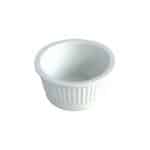 MELAMINE RAMEKIN ROUND 6X2.5CM 3CL WHITE 04-315 MAK BULGARIA