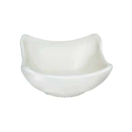 MELAMINE RAMEKIN SQUARE DIP 7.5CM 5CL WHITE MAK BULGARIA
