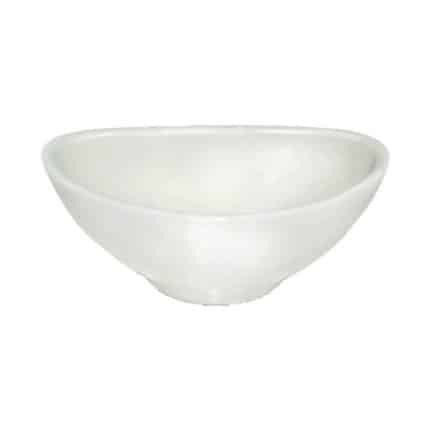 MELAMINE SAUCE ELLIPSE DIP 10X6CM 5CL WHITE MAK BULGARIA