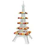 EIFFEL TOWER SET 5PLATES TRAYS FRANCE