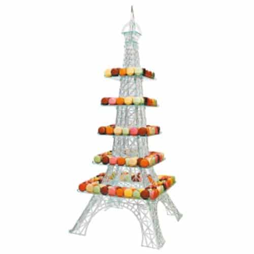 BUF-MAL-12098.jpg EIFFEL TOWER SET 5PLATES TRAYS FRANCE - Image 1