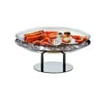 STAND SEAFOOD OVAL TWO TIER S/S 18/10 MEPRA ITALY