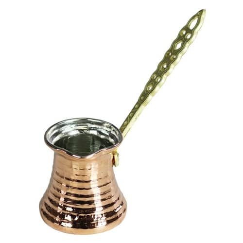 BWC-ART-5008.jpg COFFEE GREEK POT MPRIKI ENGRAVED ELITE N2 12CL BRONZE 5206753004349 UNIQUE - Image 1