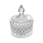 BY ORDER - GALASS JAR VINTAGE DIAMOND 8.5X14CM ESPIEL