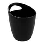 BY ORDER - ICE BUCKET PLASTIC 13.5X17CM BLACK GTSA