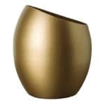 ATMOSFERA ICE BACKET EGG SHAPE POT PVD STEEL 19X20CM MEPRA ITALY