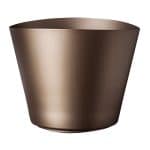 BY ORDER - ATMOSFERA BRONZE IMMAGINA WINE CHAMPAGNE BUCKET OVAL 27X20.5CM S/S 18-10 MEPRA ITALY